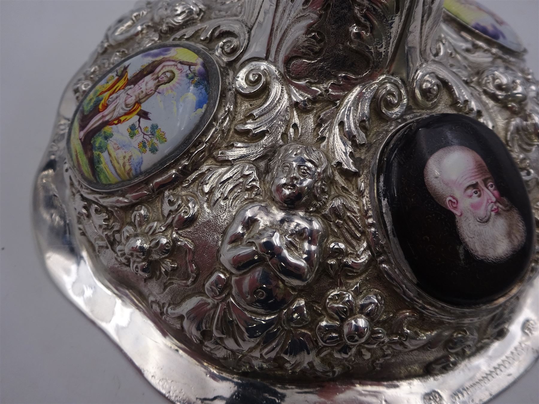 German silver chalice - Image 6 of 10