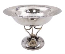 Early 20th century Arts & Crafts silver tazza