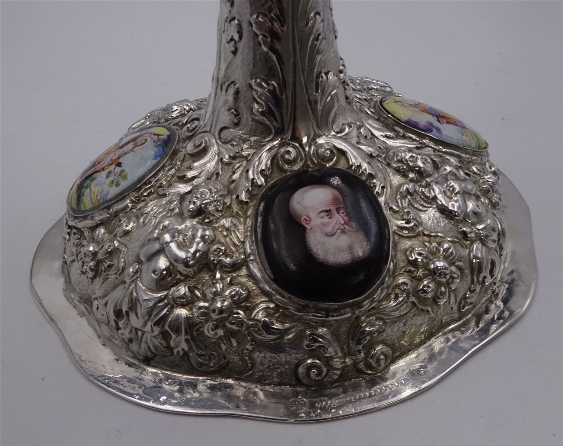 German silver chalice - Image 2 of 10