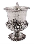 William IV silver christening mug