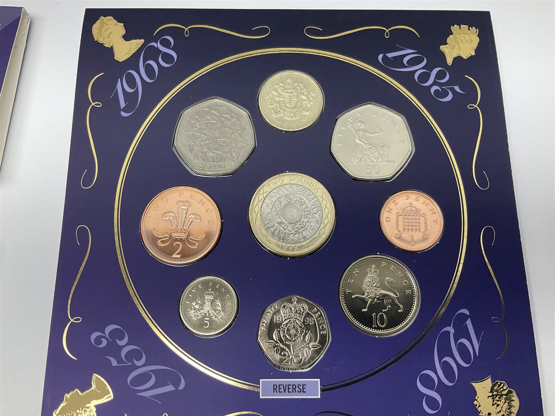 Twelve The Royal Mint United Kingdom brilliant uncirculated coin collections - Image 10 of 10