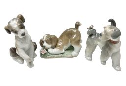 Three Lladro figures