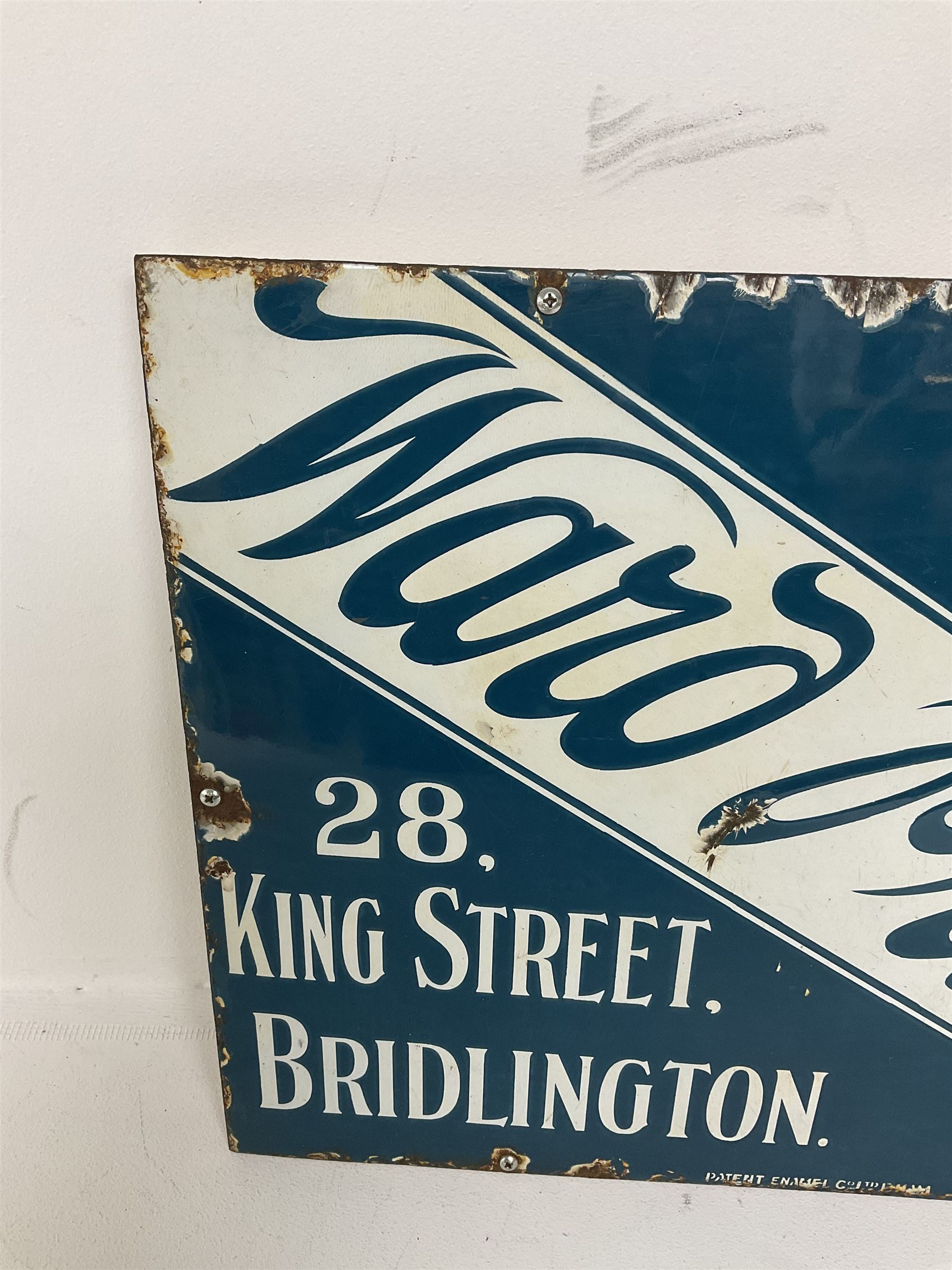 Ward Price Bridlington enamel advertising sign - Image 4 of 5