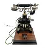 LM Ericsson of Sweden reproduction skeletal telephone