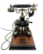 LM Ericsson of Sweden reproduction skeletal telephone