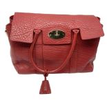 Mulberry Red Leather Bayswater Bag