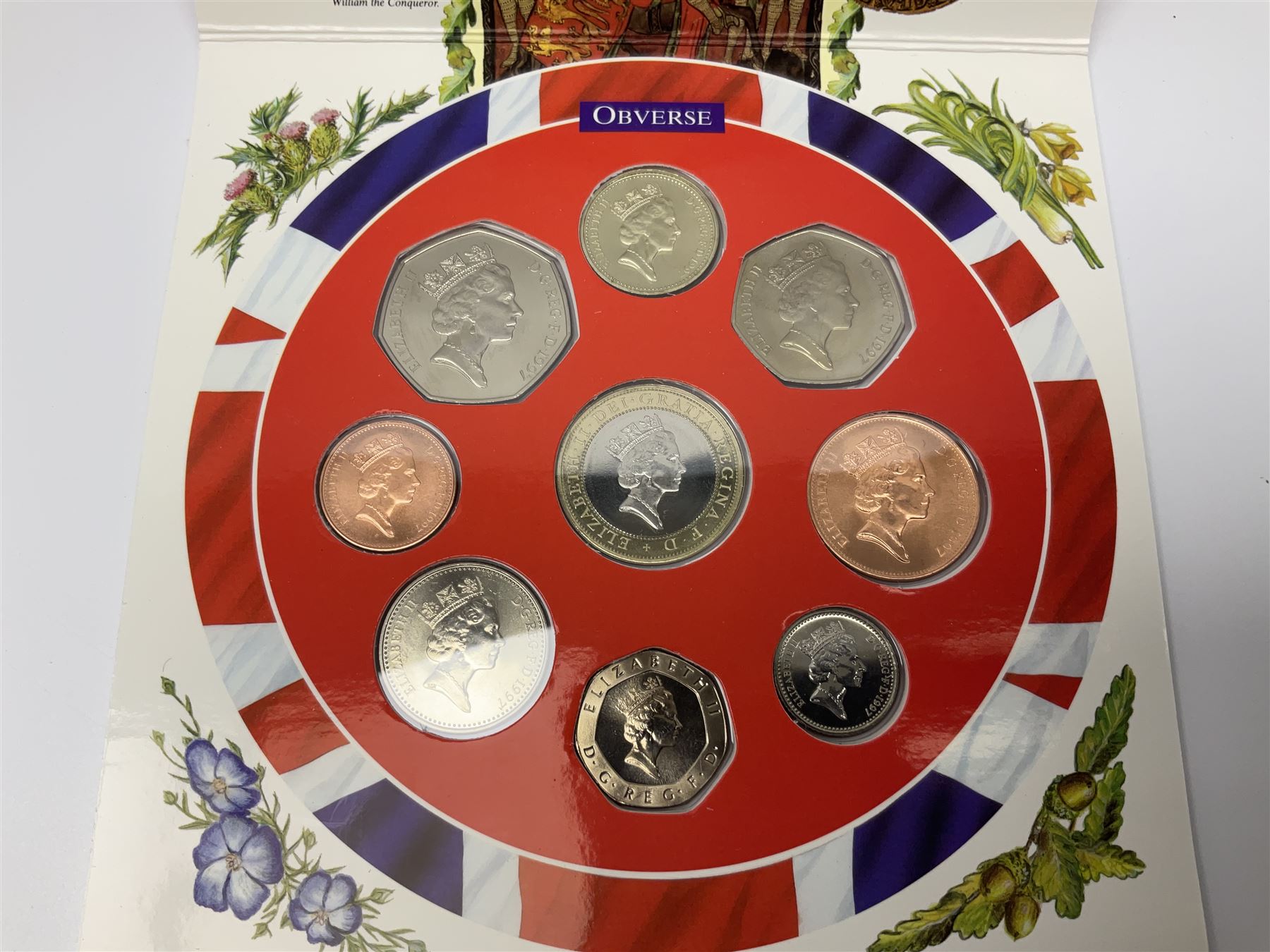 Twelve The Royal Mint United Kingdom brilliant uncirculated coin collections - Image 8 of 10