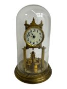 Gustav Becker - German Urania torsion clock with a glass dome