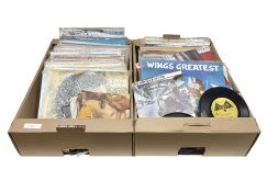 Collection of vinyl records