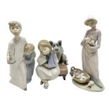 Three Lladro figures