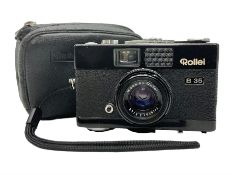 Black Rollei B35 Compact Camera body