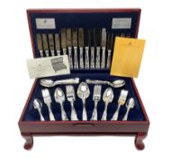 Viners Emassy canteen of Sheffield silver plated cutlery
