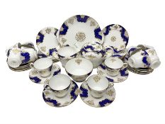 Shelley Empire pattern tea service for twelve