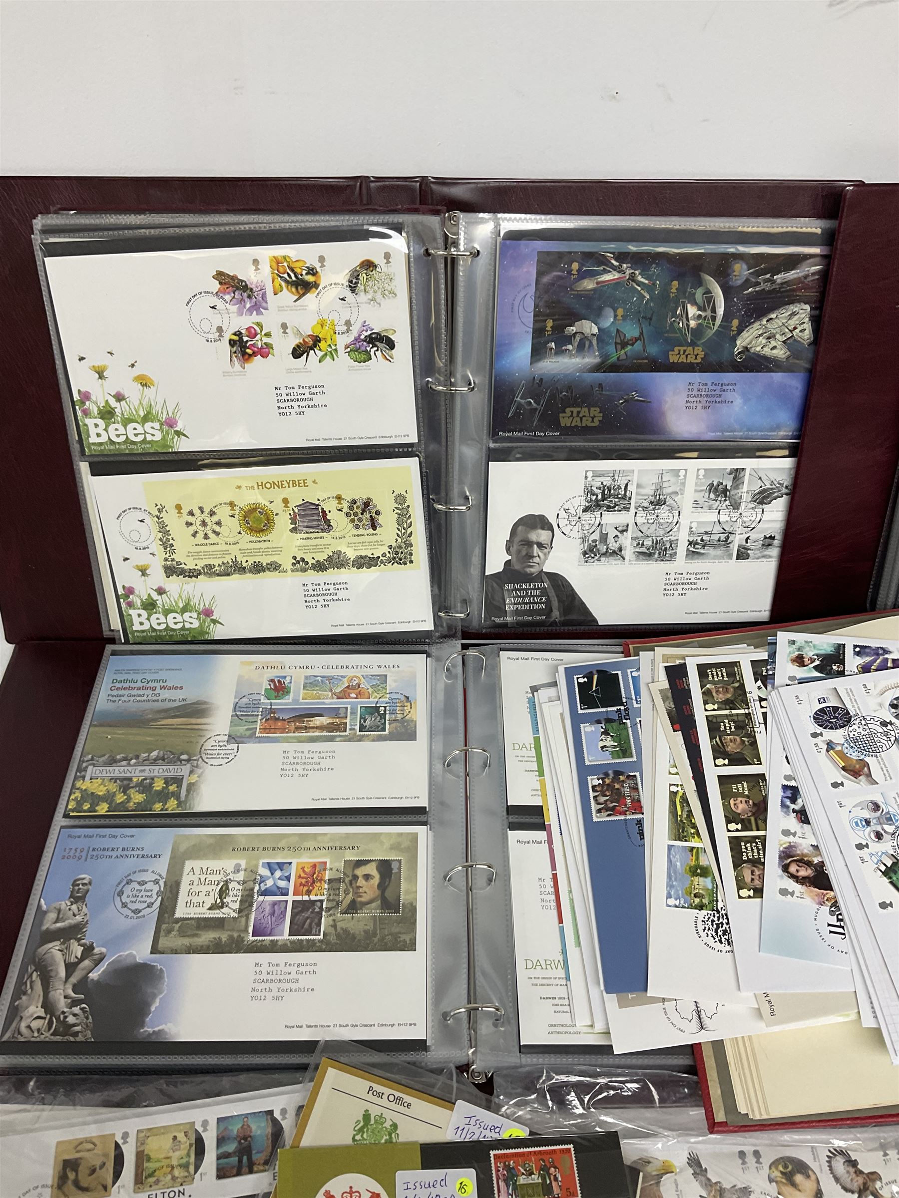 Queen Elizabeth II Royal Mail first day covers mostly with printed addresses and special postmarks - Image 5 of 6