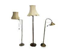 Three standard lamps