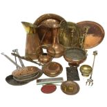 Collection of brass and copper