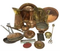 Collection of brass and copper