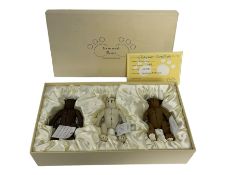 Box set of three bears by Treasured Bears