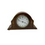 Edwardian timepiece mantle clock - Swiss lever balance movement