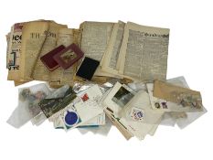 Ephemera and stamps