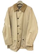 Men's Lightweight Beaufort Barbour camel colour jacket