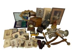 Quantity of mid 19th century and later photographs to include cartes des visites