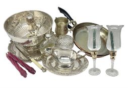 Quantity of silver plate