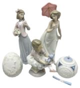 Three Lladro figures