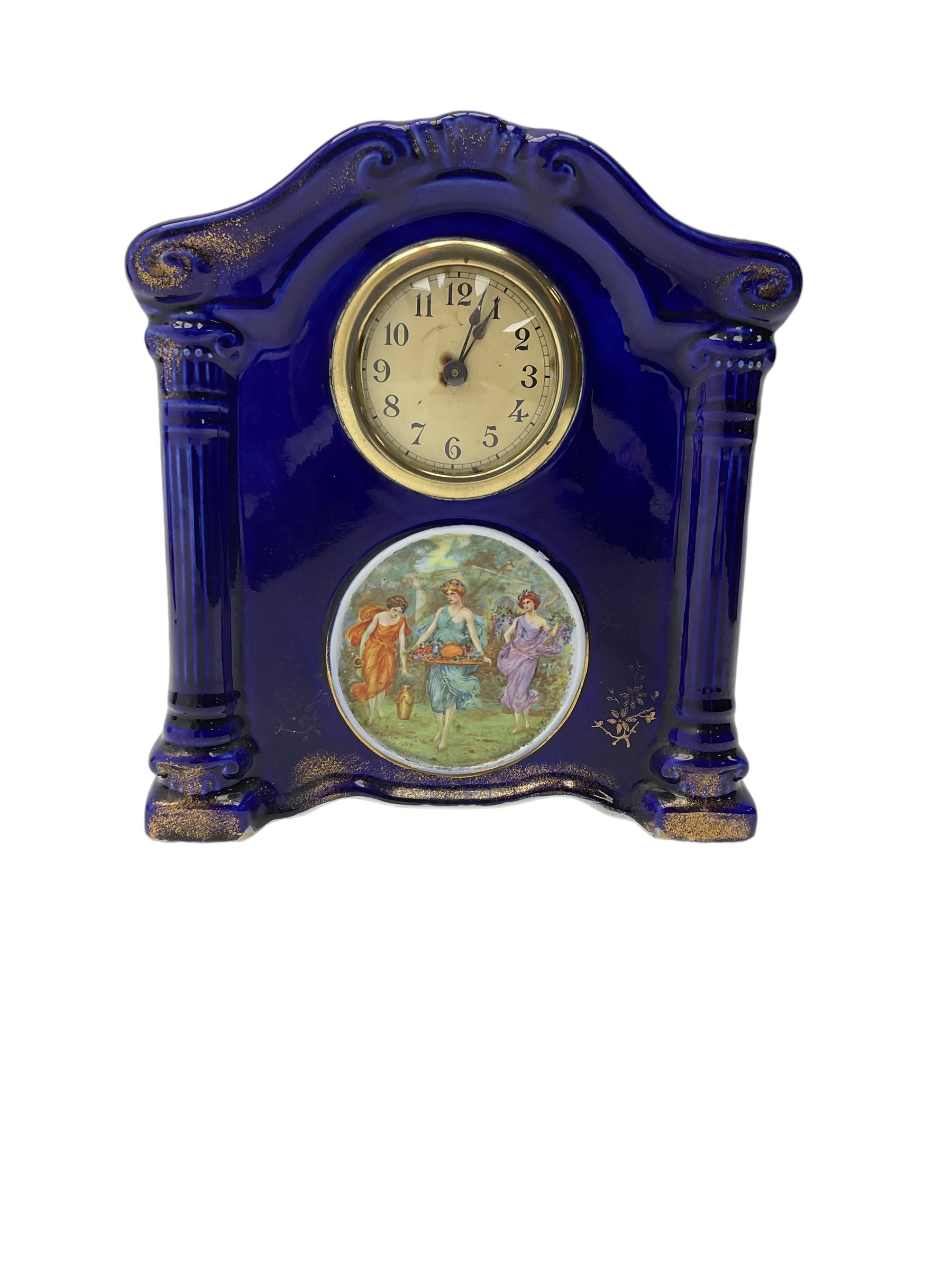 1930s Westminster chime clock - Image 3 of 4