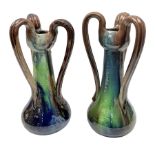 Pair of Art Nouveau style vases