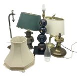 Collection of table lamps