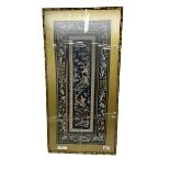 Framed Chinese embroidery