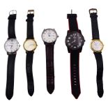 Four Quartz wristwatches including Avia