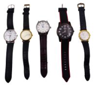 Four Quartz wristwatches including Avia