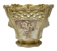 Doulton Burslem blush ivory vase