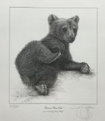 Gary Hodges (British 1954-): 'Brown Bear Cub'