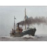 Roger Davies (British 1945-): 'Pentland Firth' - Hull Trawler H123