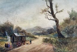 Austin Smith (British early 20th century): Gypsies on the Road