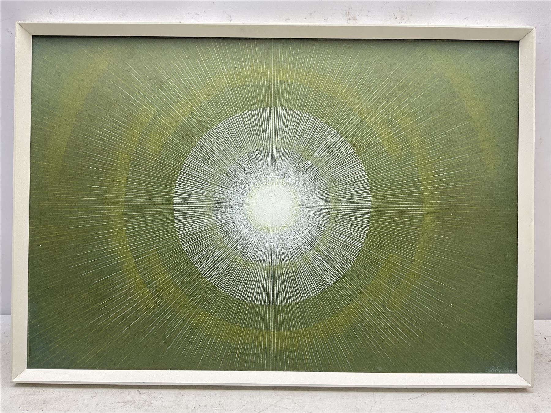 H Watkinson (British mid 20th century): Abstract Sunburst - Image 2 of 5