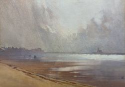 English School (Early 20th century): North-eastern Beach Scene