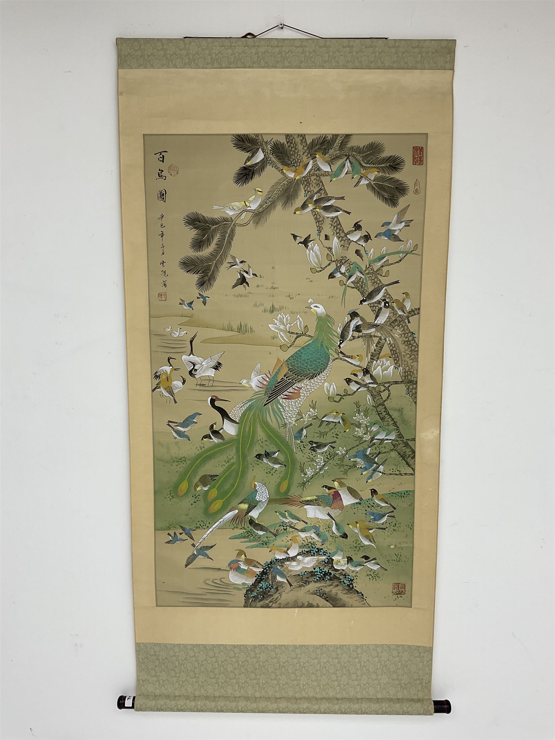 Chinese School (20th century): Birds on Branches - Image 2 of 2