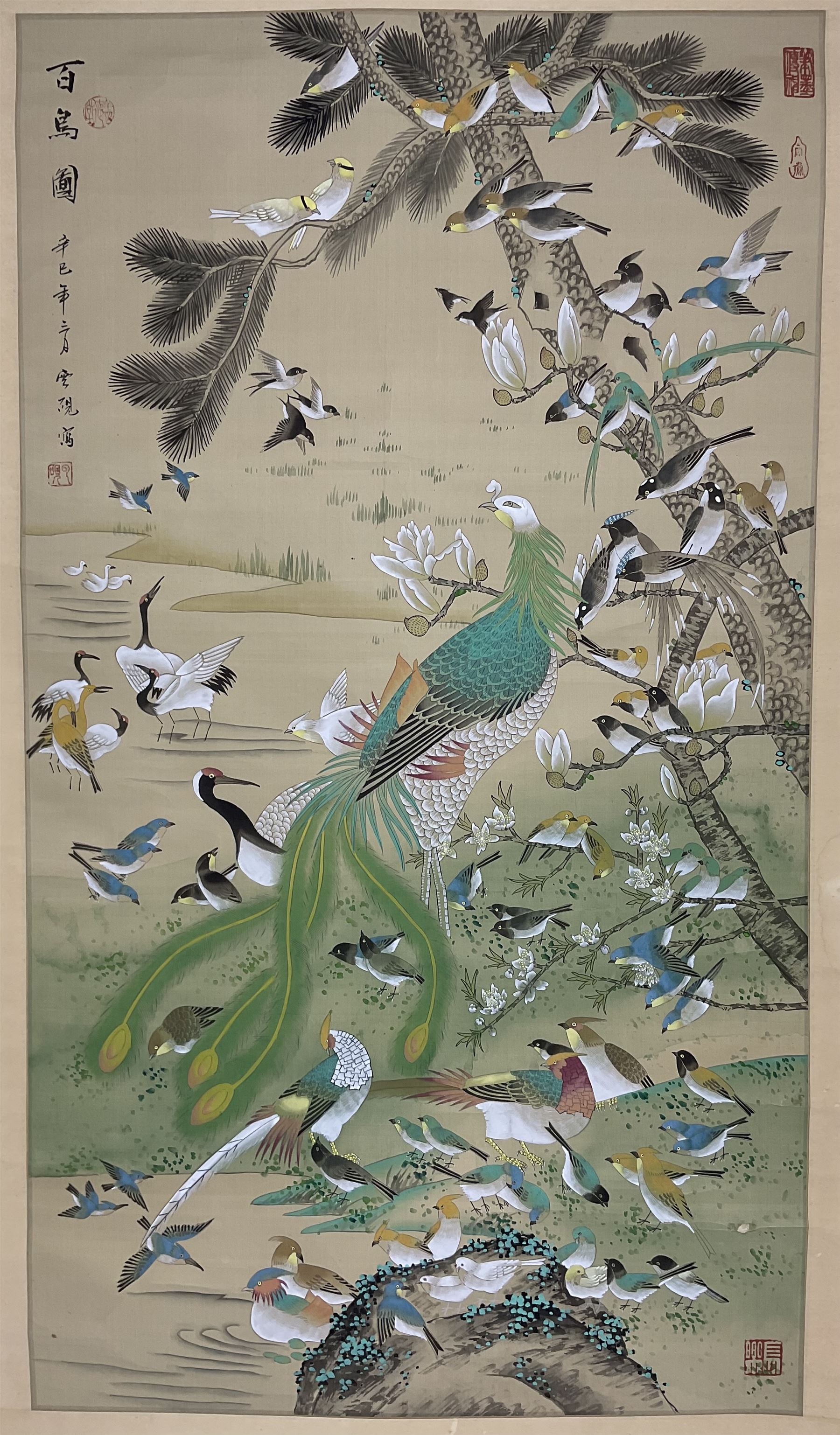 Chinese School (20th century): Birds on Branches