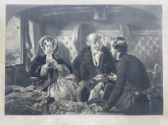 William Henry Simmons (British 1811-1882) after Abraham Solomon (British 1823-1862): 'The Departure