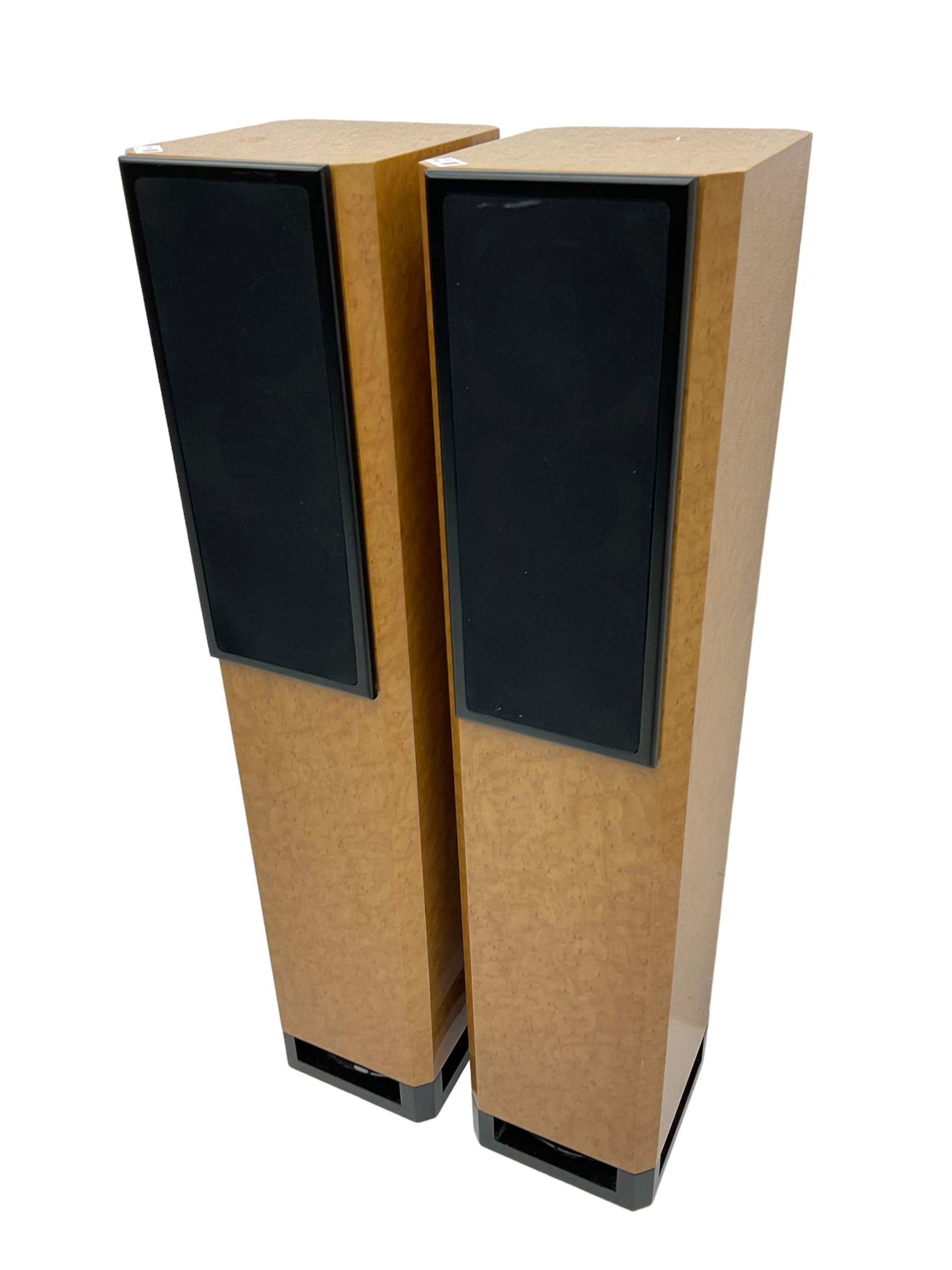 Pair Lake Audio 120W floorstanding speakers in maple finish - Image 5 of 6