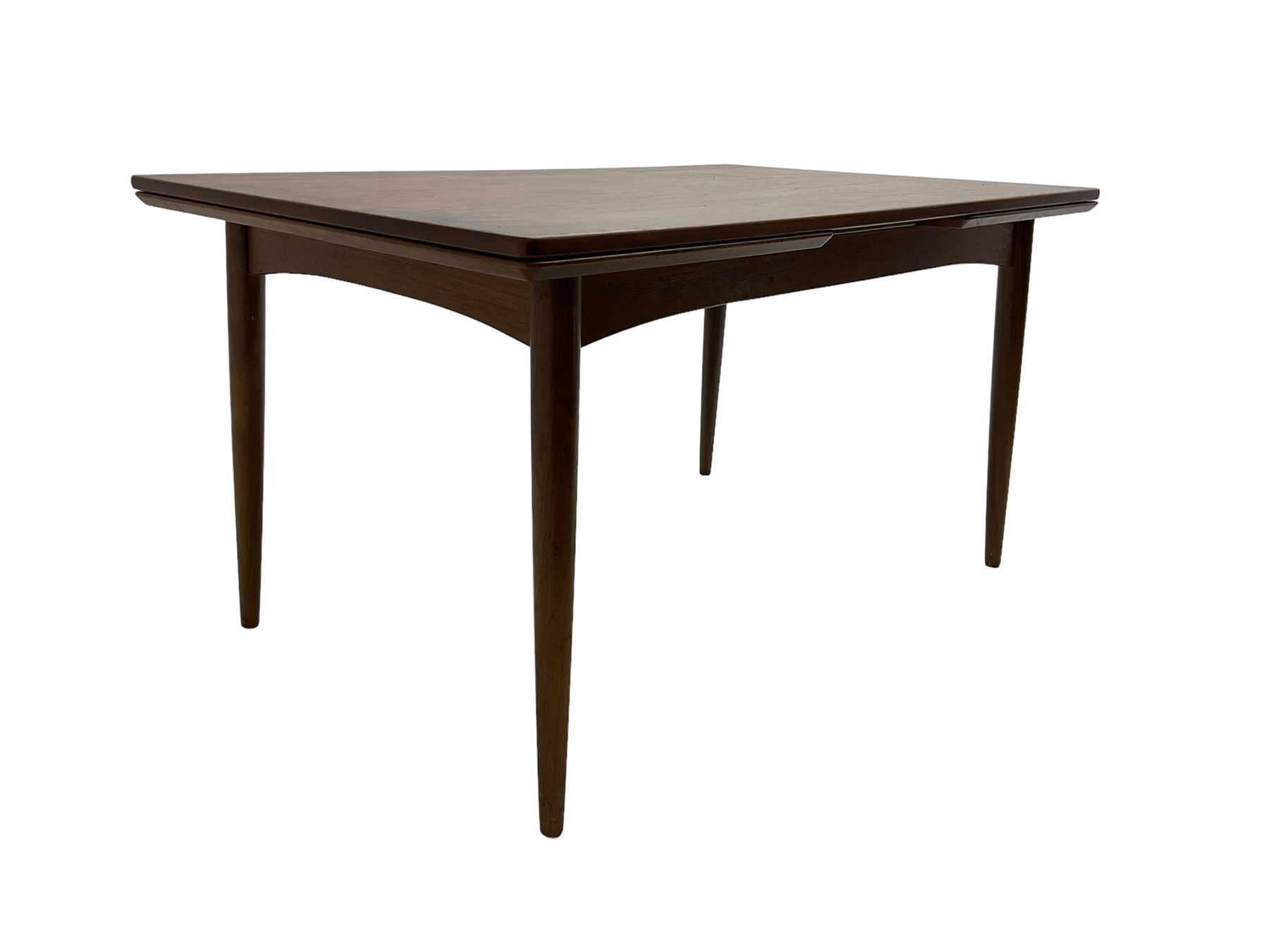 Gudme Mobelfabrik - mid-20th century Danish teak extending dining table - Image 9 of 12