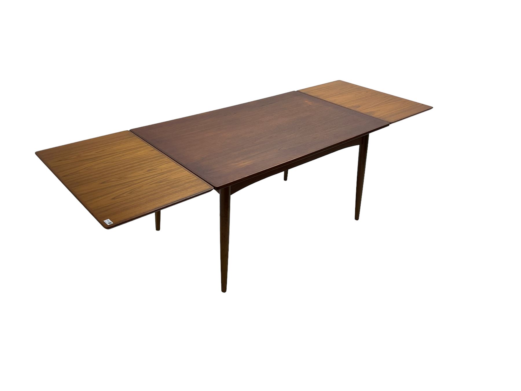 Gudme Mobelfabrik - mid-20th century Danish teak extending dining table - Image 4 of 12