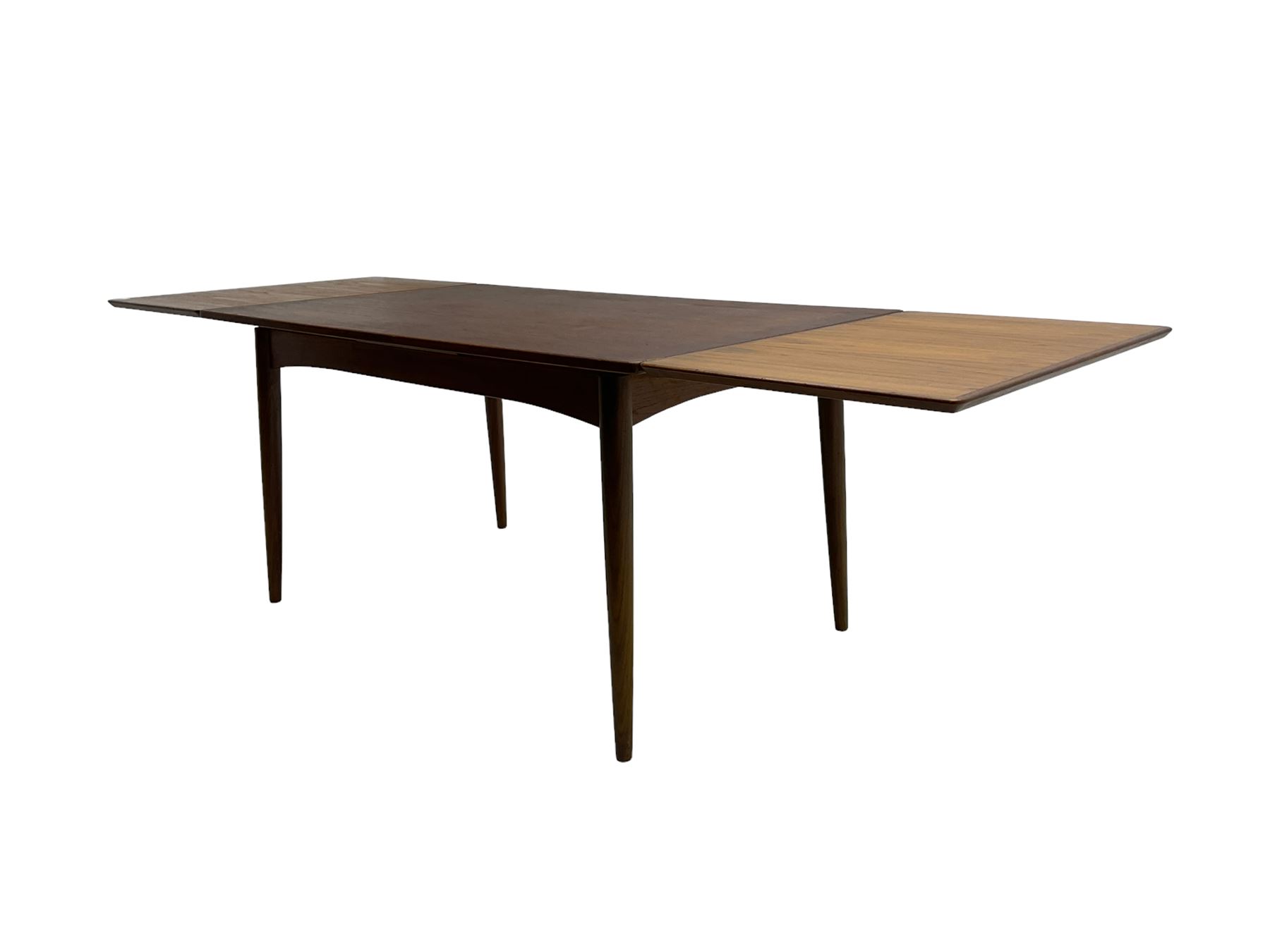 Gudme Mobelfabrik - mid-20th century Danish teak extending dining table - Image 5 of 12