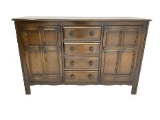 Ercol - dark elm sideboard