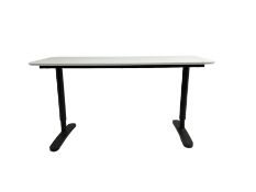 IKEA - contemporary table with white finish top