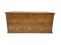 18th century oak mule chest